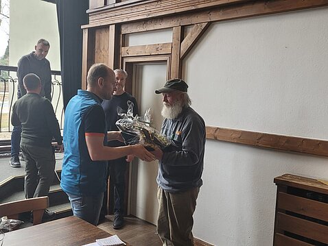 Dank ehem. Gewässerwart Rainer Schettler